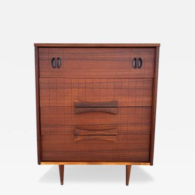 Mid Century Rosewood 4 Drawer Chest