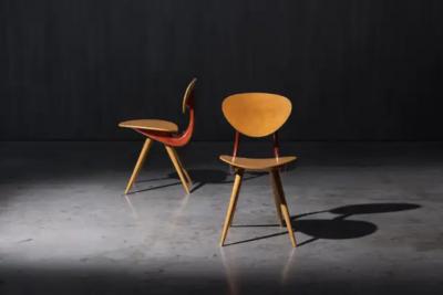 Mid Century Sculptural Chairs by Stella France 1950s