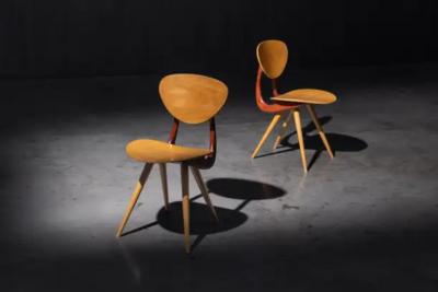 Mid Century Sculptural Chairs by Stella France 1950s
