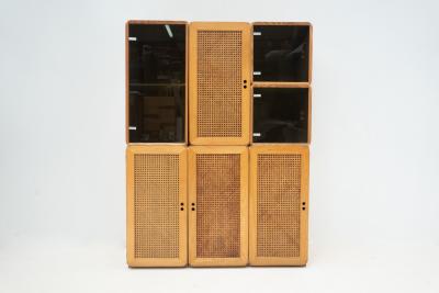 Mid Century Set of Modular Wooden Cubes by Derk Jan de Vries