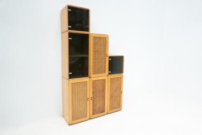 Mid Century Set of Modular Wooden Cubes by Derk Jan de Vries