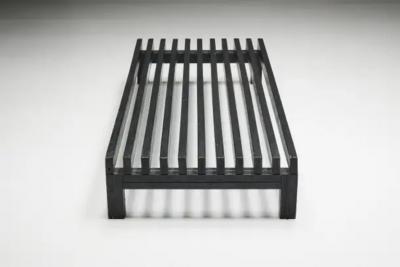 Mid Century Slatted Bench or Coffee Table France 1960s