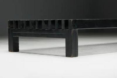 Mid Century Slatted Bench or Coffee Table France 1960s