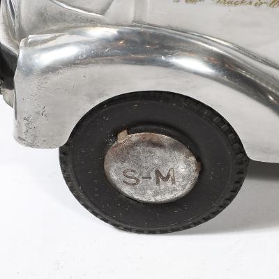Mid Century Smith Miller Silver Streak Truck Trailer in Aluminum