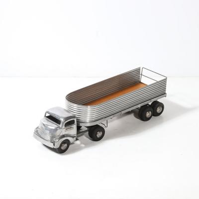 Mid Century Smith Miller Silver Streak Truck Trailer in Aluminum
