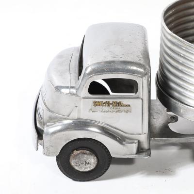 Mid Century Smith Miller Silver Streak Truck Trailer in Aluminum