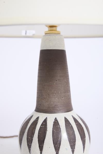 Mid Century Stoneware Table Lamp