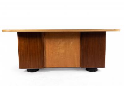 Mid Century Stow and Davis Executive Desk with Bronze Hardware