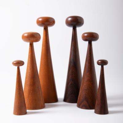 Mid Century Studio Craft Chess Set in Brazilian Rosewood Philippine Mahogany