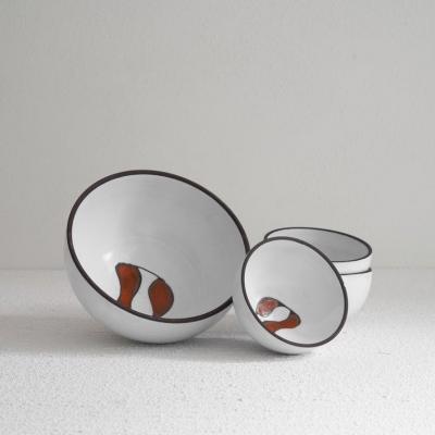 Mid Century Studio Pottery Set of Bowls 1960s