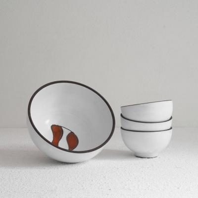 Mid Century Studio Pottery Set of Bowls 1960s