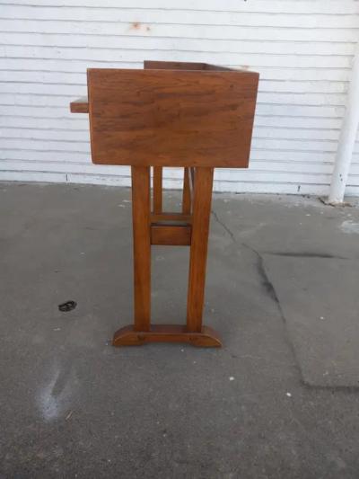 Mid Century Table Desk Console