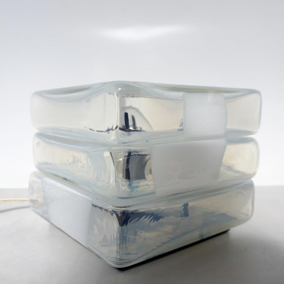 Mid Century Table Lamp in Murano Glass By Carlo Nason Italy 1960s