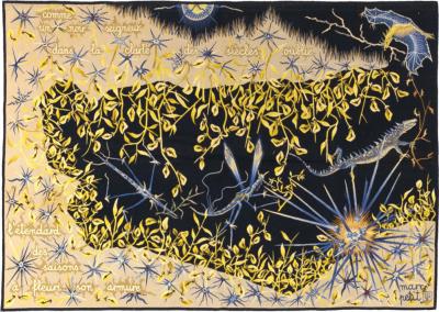 Mid Century Tapestry Signed Marc Petit 410 x 610