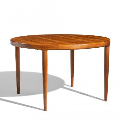Mid Century Teak Dining Table with 2 Leaves