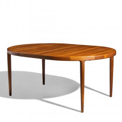 Mid Century Teak Dining Table with 2 Leaves