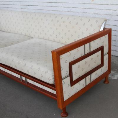 Mid Century Teak Sofa From Spain
