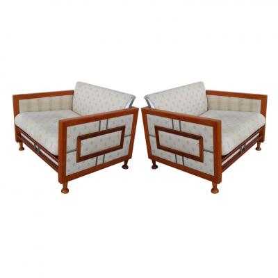 Mid Century Teak Sofa From Spain