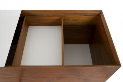 Mid Century Teak and Metal Serving Bar Cart probably Danish