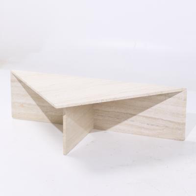 Mid Century Triangular Marble Coffee Table