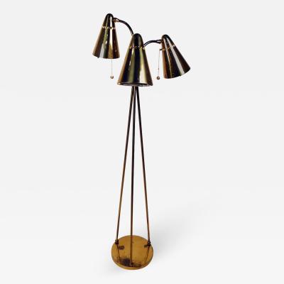 Mid Century Tripod Floor Lamp