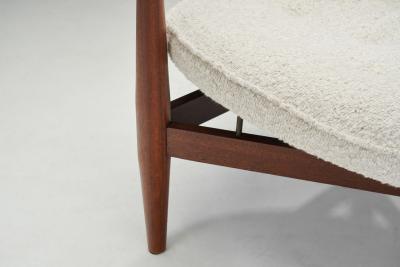 Mid Century Tripod Shell Armchair Europe ca 1960s