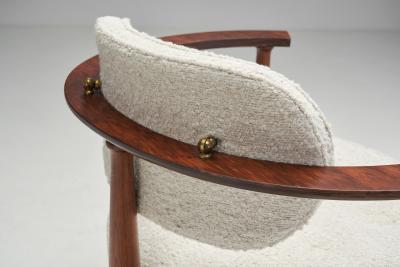 Mid Century Tripod Shell Armchair Europe ca 1960s