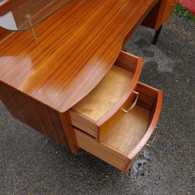 Mid Century Vanity Dresser with Mirror
