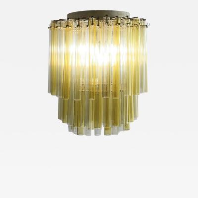 Mid Century Venini Chandelier Italy 1960s