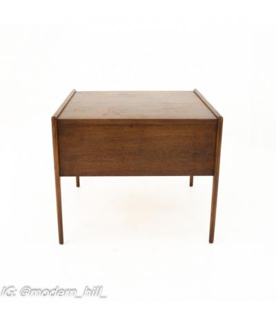 Mid Century Walnut Foyer Entry Console