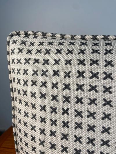 Mid Century X pattern Down Feather Pillows