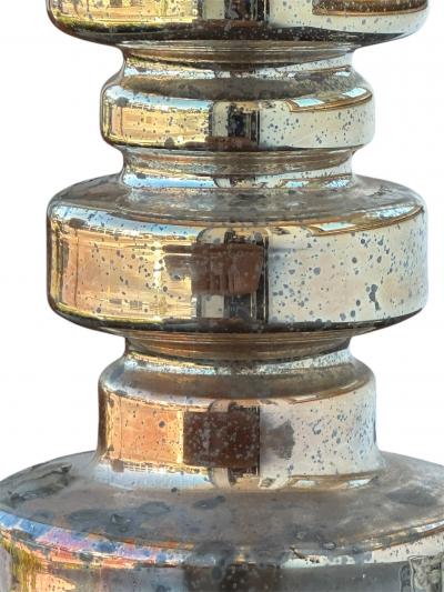 Mid Century chrome platted table lamp