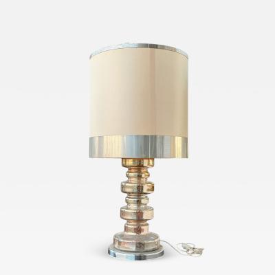 Mid Century chrome platted table lamp