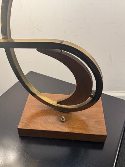 Mid Century satin glass Lamps