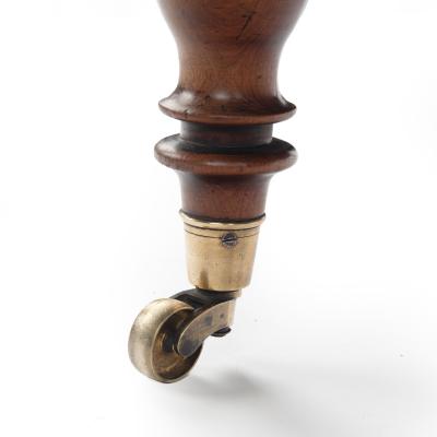 Mid Victorian mahogany shaped Berjere library chair