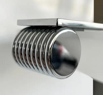 Mid century Chrome Semi flush Mount Ceiling Fixture in Acrylic