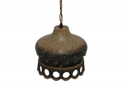 Mid century Danish Ceramic Hanging Pendant Light