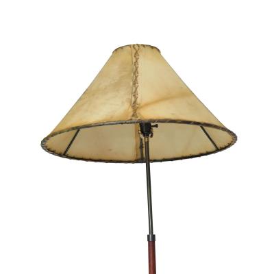 Mid century Danish Teak and Brass Floor Lamp