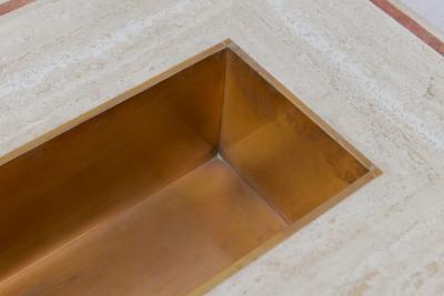 Mid century Italian Marble Coffee Table 1980s