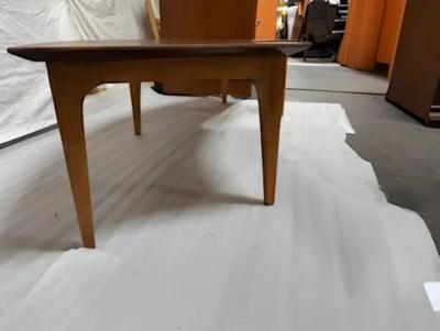 Mid century Modern vintage curved coffee table