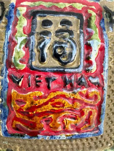 Mid century Terracotta Elephant Garden Stool Drinks Table Plant Stand