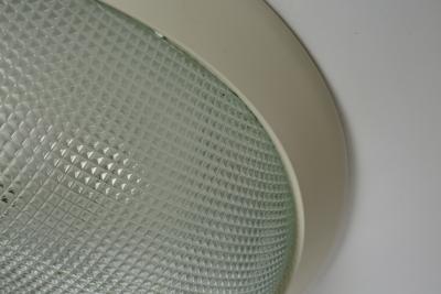Mid century modern flush mount ceiling light Italy 1960s
