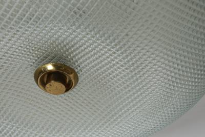 Mid century modern flush mount ceiling light Italy 1960s