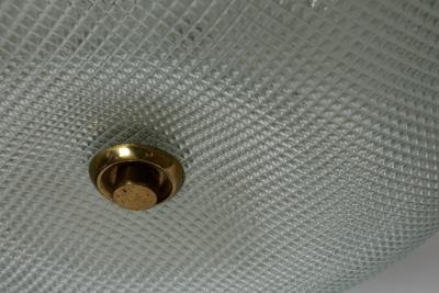 Mid century modern flush mount ceiling light Italy 1960s