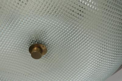 Mid century modern flush mount ceiling light Italy 1960s