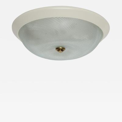 Mid century modern flush mount ceiling light Italy 1960s