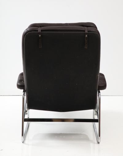 MidCentury Modern Chrome Framed Chaise