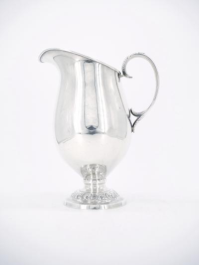 Midcentury American Sterling Silver Water Pitcher