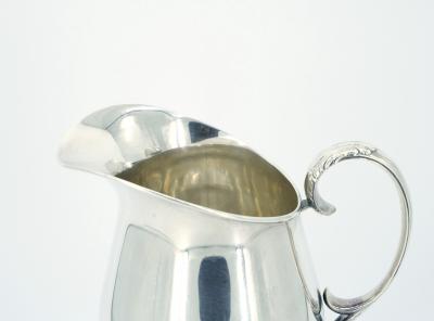 Midcentury American Sterling Silver Water Pitcher