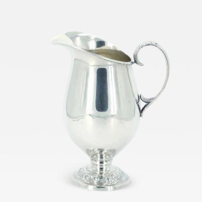 Midcentury American Sterling Silver Water Pitcher